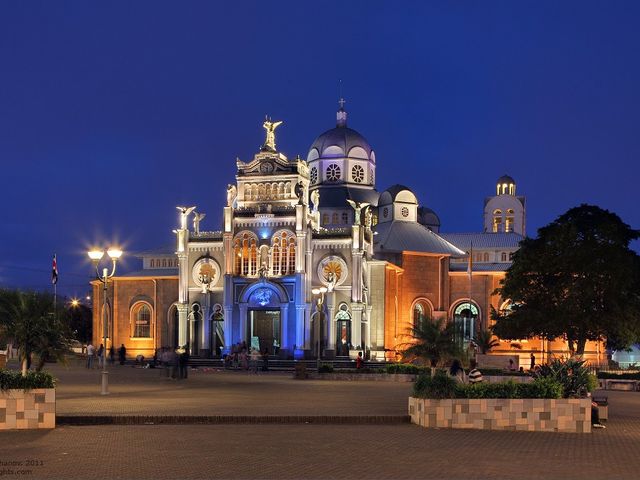Church of Cartago panoramic view, San José city, Costa Rica