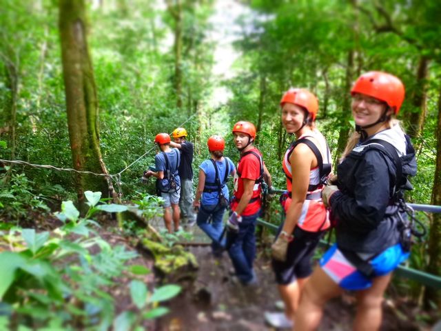 Canopy tour at Monteverde Cloud Forest Reserve, Costa Rica