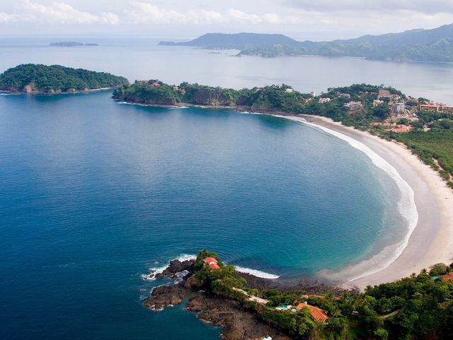 Sámara beach panoramic view, Costa Rica