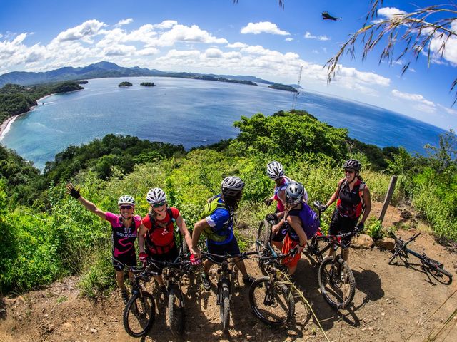 Cycling tour at Samara beach, Costa Rica