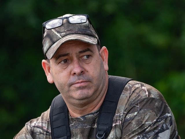 Private guide Msc. Maikel Cañizares Morera, an expert ornithologist at the Cuban Institute of Ecology and Systematics.