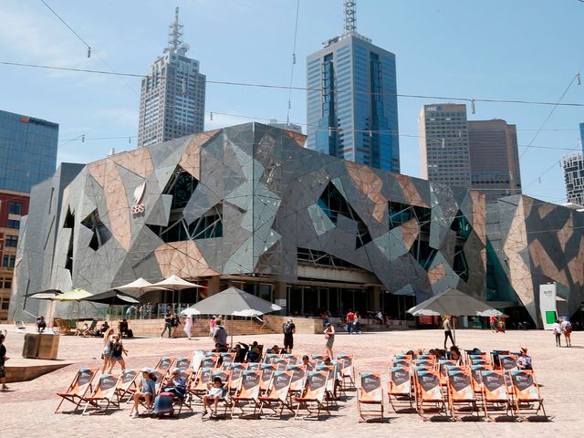 Melbourne city panoramic view, Melbourne, Australia.