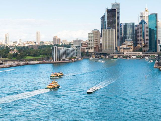 Sydney harbour panoramic view, Sydney, Australia.