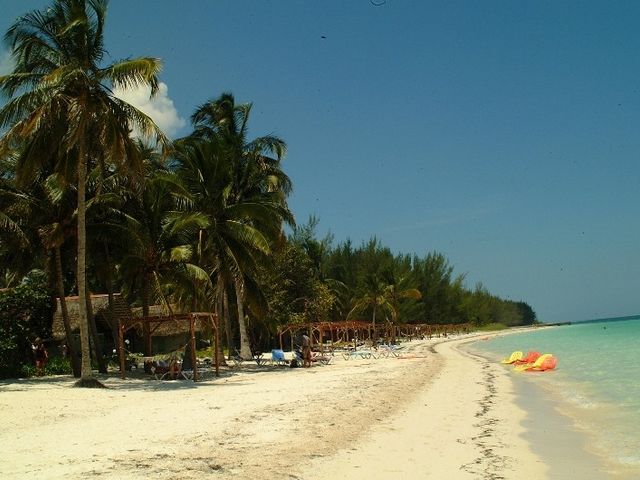Cayo Levisa beach panoramic view, Pinar del Río