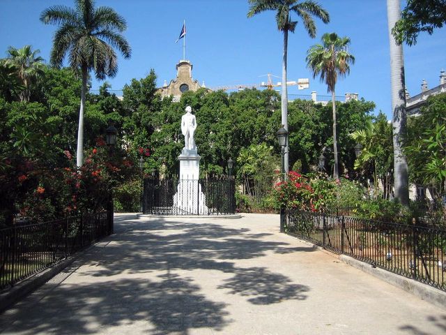 Plaza de Armas panoramic view, Old Havana, Havana, Cuba.