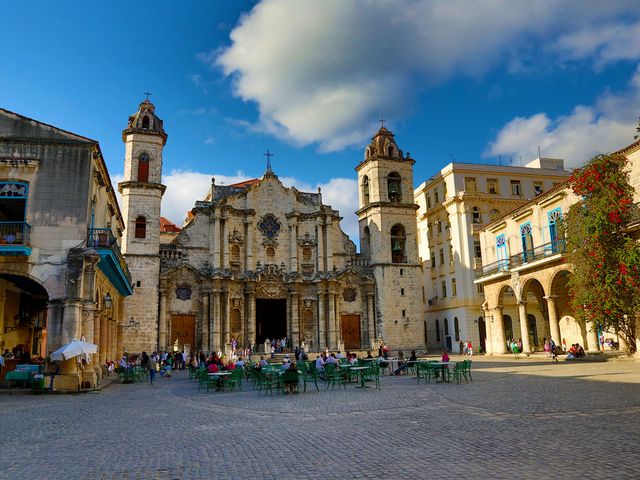 The Cathedral of Havana panoramic view, Old Havana, Havana, Cuba.