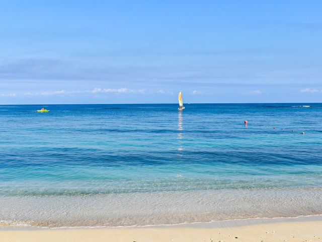 Playa Jibacoa panoramic view, Mayabeque, Cuba.