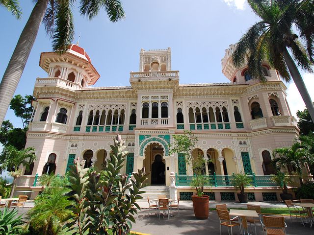 Palacio de Valle panoramic view, Cienfuegos, Cuba.