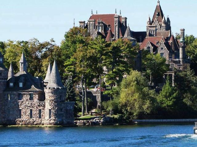 Thousand Islands boat cruise, THOUSAND ISLANDS, Ontario province, Canada.