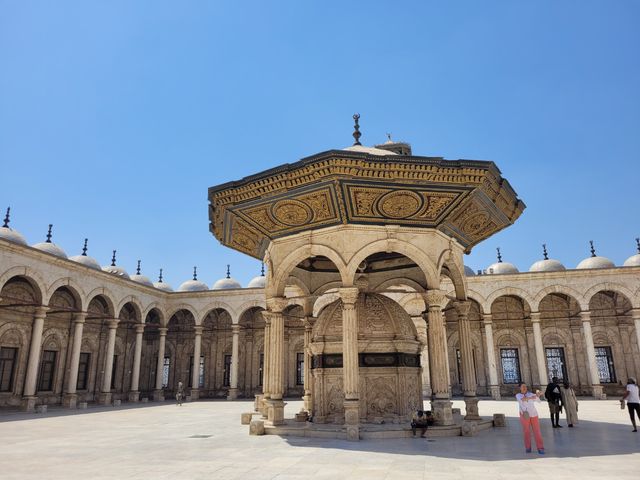 The Alabaster Mosque (Mosque of Muhammad Ali), panoramic view, Cairo, Egypt.