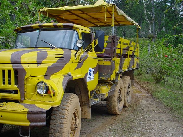 Tour on mountain military truck to Guanayara park, Topes de Collantes
