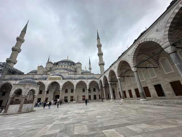  Süleymaniye Mosque panoramic view,  Istanbul, Turkey.