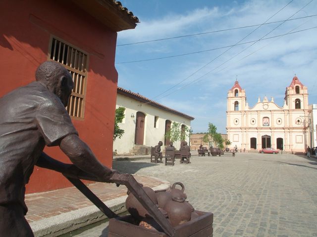 Del Carmen square panoramic view, Camagüey city