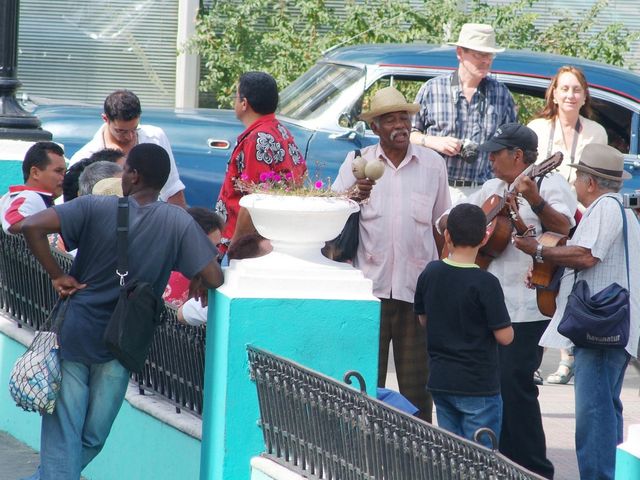 Traditional cuban music at Santiago de Cuba city