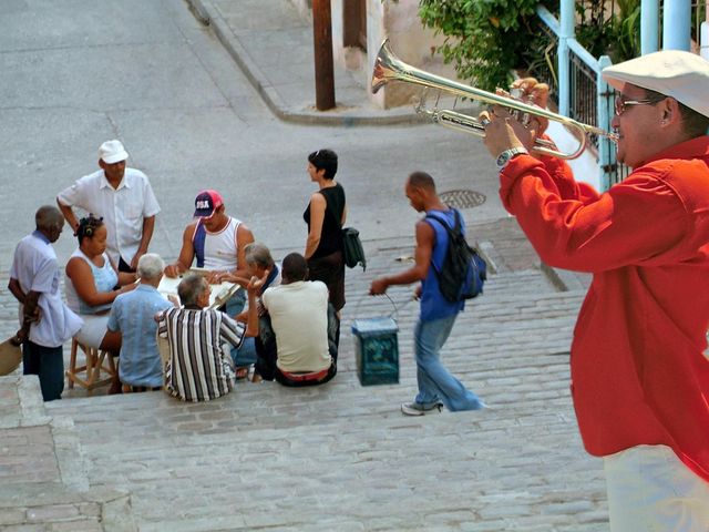 Traditional cuban music at Santiago de Cuba city