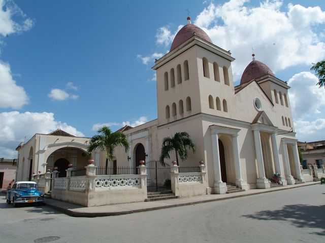 Cathedral of San Isidoro panoramic view, Holguín city