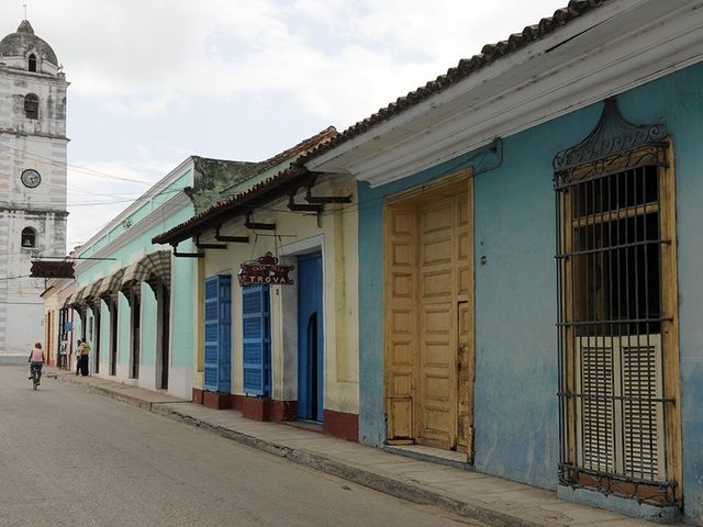Sancti Spíritus cathedral panoramic view