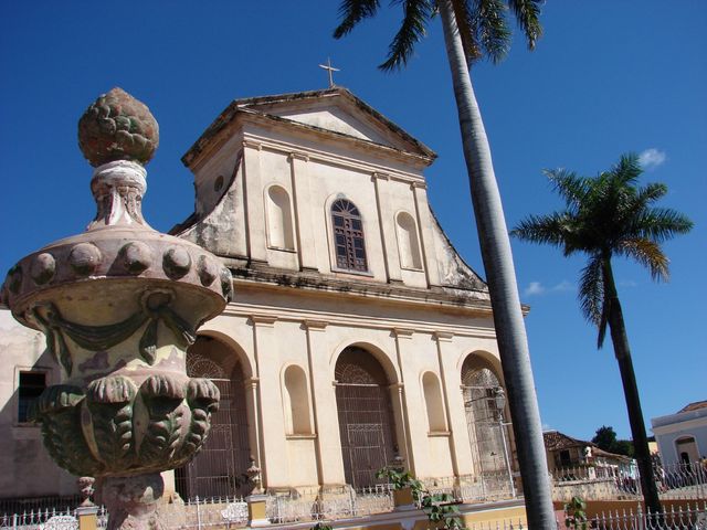 Church of the Santisima Trinidad panoramic view, Trinidad old city