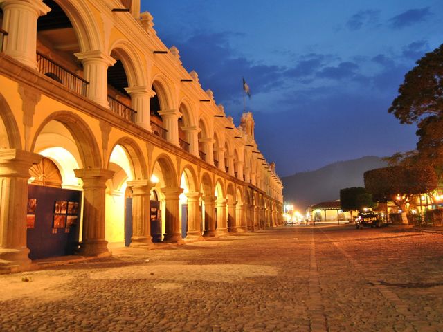 Antigua Guatemala old city panoramic view, Guatemala