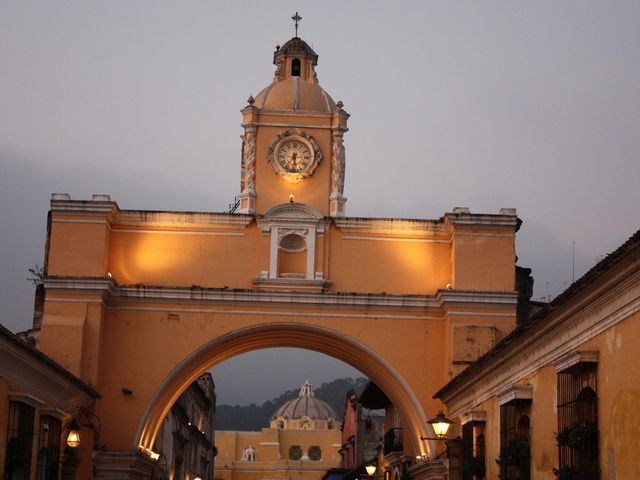 Antigua Guatemala old city panoramic view, Guatemala