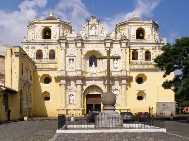 Church of La Merced panoramic view, Antigua Guatemala