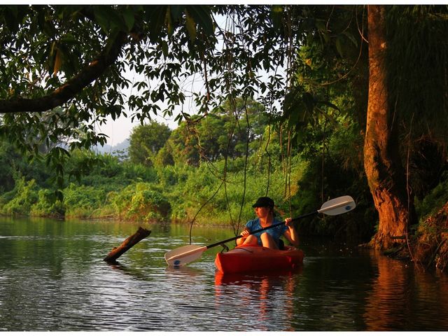 Kayaking tour at Caye Caulker, Belize