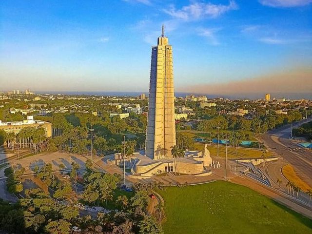 The José Martí Revolution Square panoramic view, Vedado, Havana, Cuba.