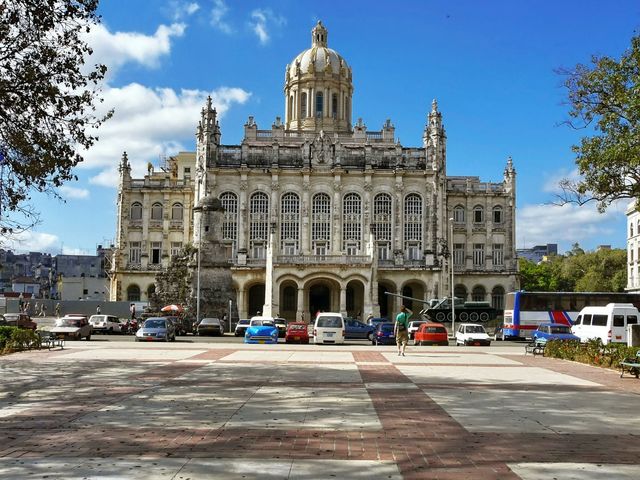 The Presidential Palace panoramic view, Old Havana, Havana, Cuba.