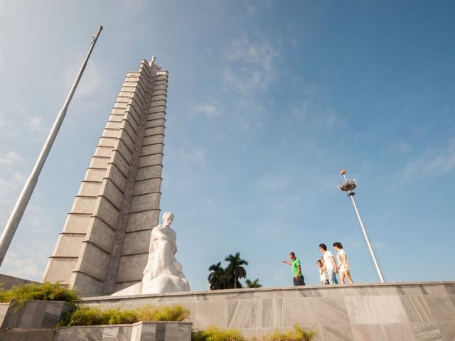 The José Martí Revolution Square panoramic view, Vedado, Havana, Cuba.