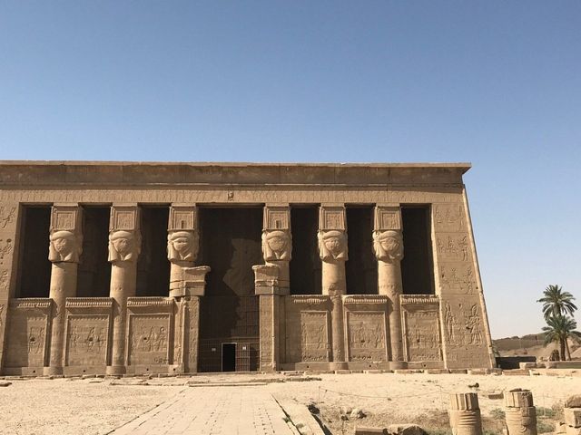 Dendera Temple panoramic view, Luxor, Egypt.