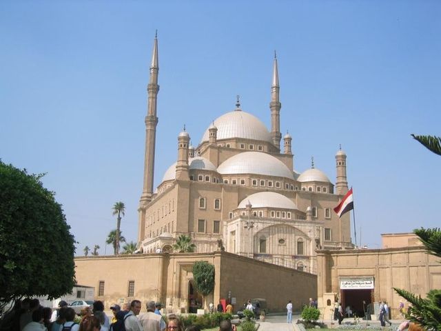 Mohamed Ali Mosque panoramic view, Cairo, Egypt.