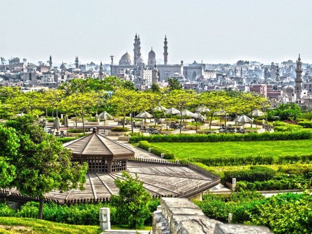 El Cairo city panoramic view, Cairo, Egypt.