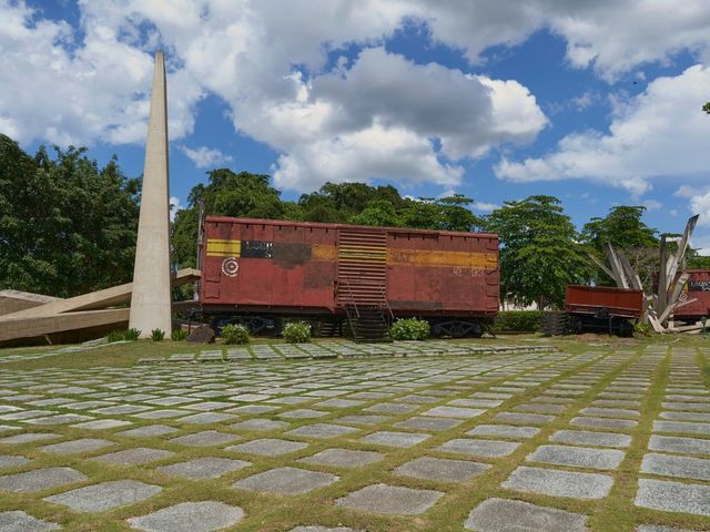 The Armoure Train museum panoramic view, Santa Clara, Villa Clara, Cuba.