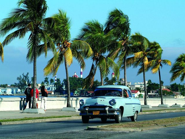 Cienfuegos malecon panoramic view