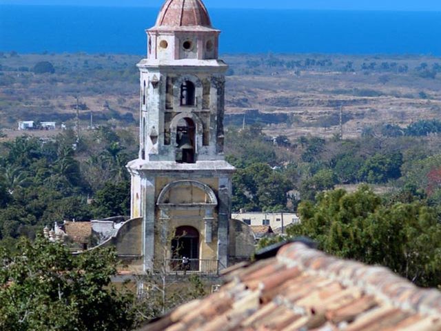 Trinidad old city panoramic view.
