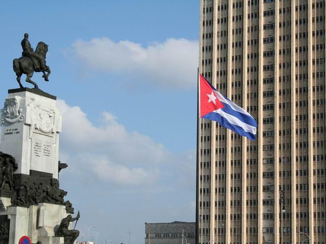 Antonio Maceo Monument panoramic view, Havana, Cuba.