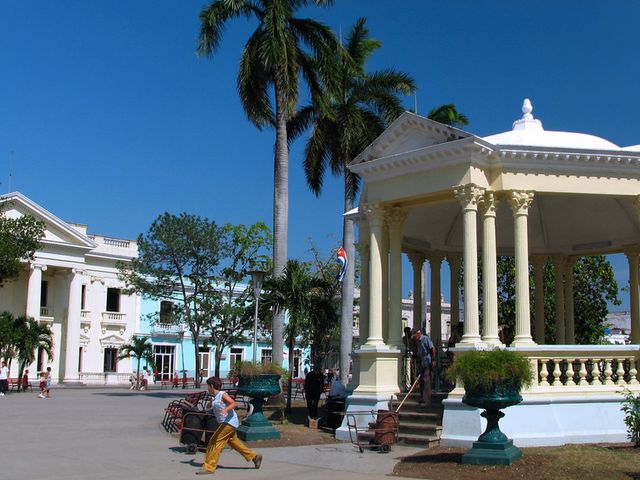 The Leoncio Vidal Central Park panoramic view, Santa Clara, Villa Clara, Cuba.