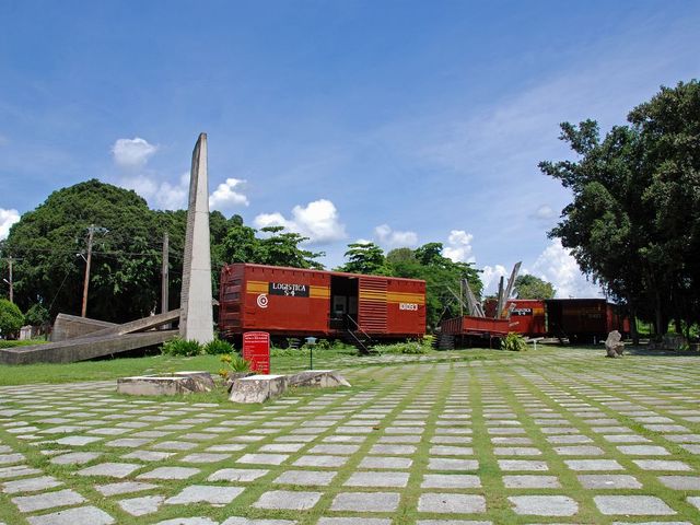 The Armoure Train museum panoramic view, Santa Clara, Villa Clara, Cuba.