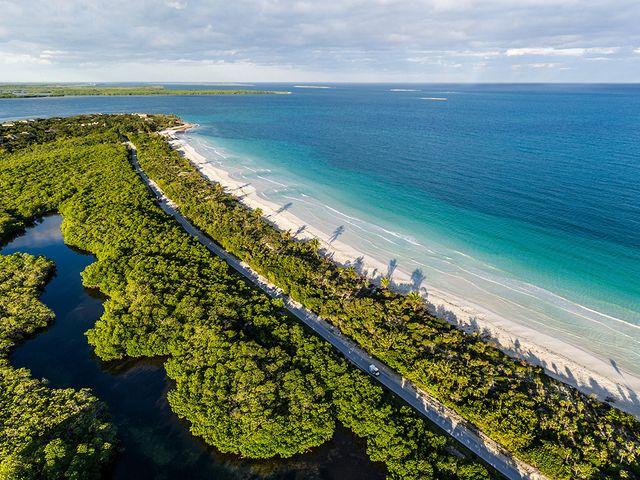 Cayo Santa María panoramic view, Jardines del Rey, Villa Clara, Cuba.