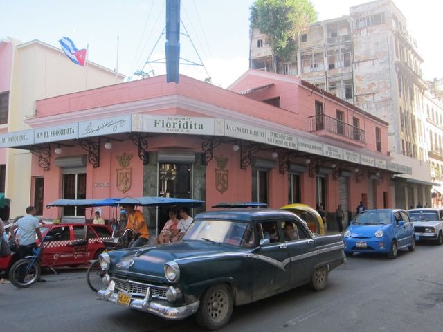El Floridita Bar - Restaurant panoramic view, Old Havana, Havana, Cuba.