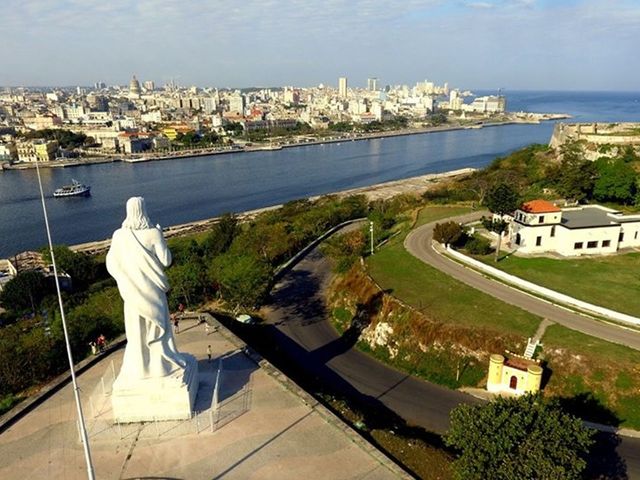 El Cristo de La Habana panoramic view, Old Havana, Havana, Cuba.