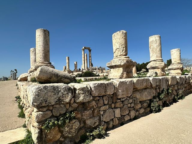 Amman Citadel panoramic view, Amman, Jordan. 