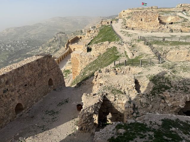 Karak Castle panoramic view, Jordan. 