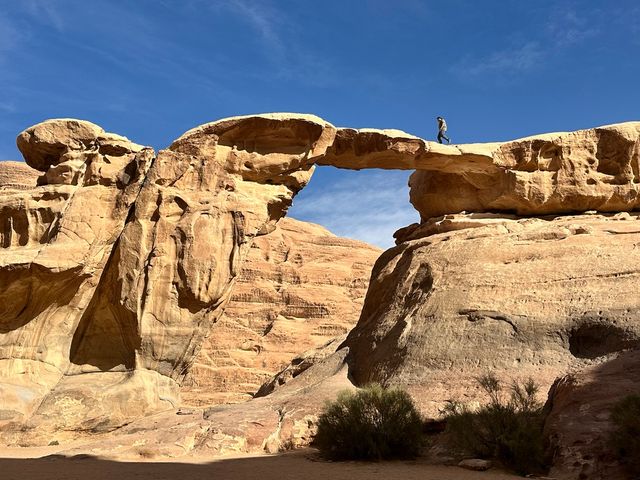 Wadi Rum Protected Area panoramic view, Jordan.