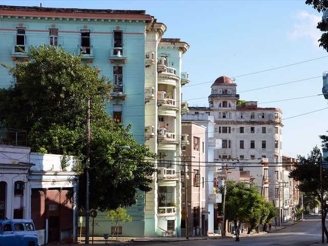 Vedado town panoramic view, Havana, Cuba.