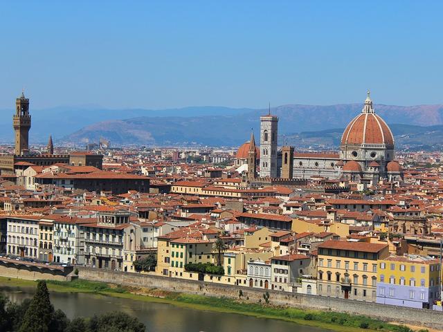 Florence city panoramic view, Florence, Tuscany, Italy.
