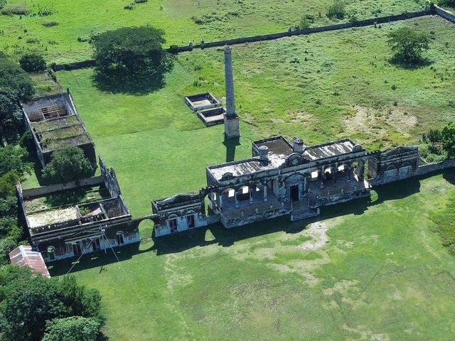 Hacienda Yaxcopoil panoramic view, Merida, Mexico.