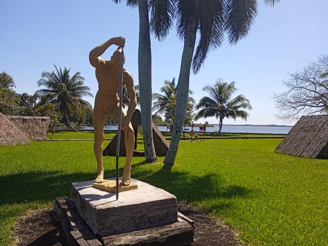 Guamá tourist park panoramic view, Zapata peninsula, Matanzas, Cuba.