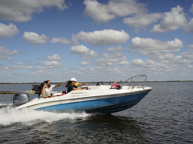 Laguna del Tesoro panoramic view, Guamá tourist park, Zapata peninsula, Matanzas, Cuba.