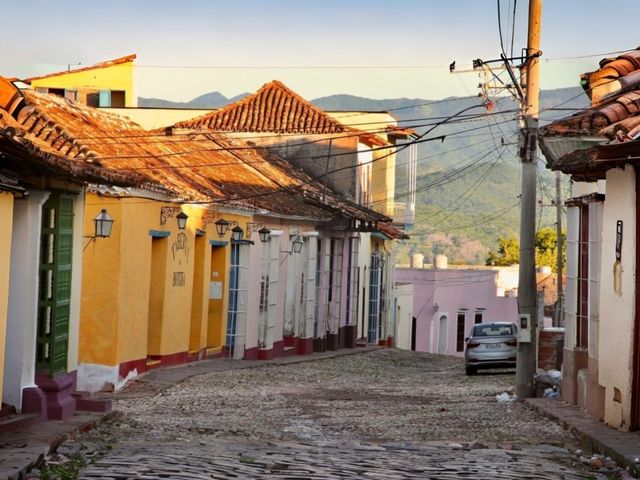 Trinidad old city panoramic view, Sancti Spírtus, Cuba.